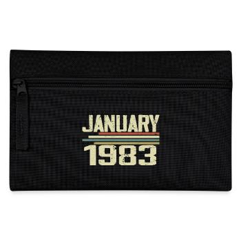 Janvier 1983 - Cadeau d’anniversaire Janvier 1983 - Trousse - noir - Devant