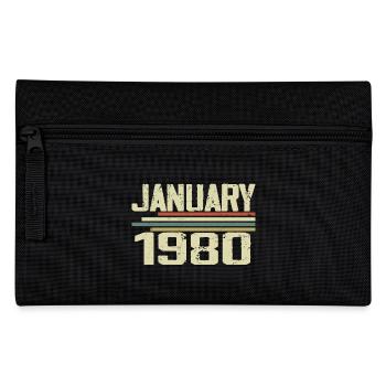 Janvier 1980 - Cadeau d’anniversaire Janvier 1980 - Trousse - noir - Devant