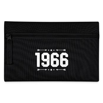 vintage 1966 vintage 59th birthday 1966. - Pencil Case - black - Front