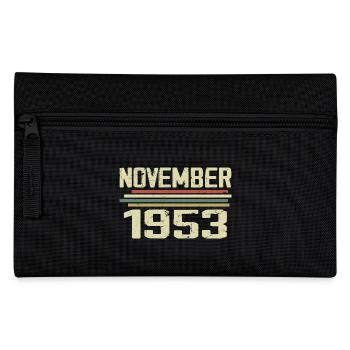 Millésime Novembre 1953 vintage rétro Novembre 1953 - Trousse - noir - Devant