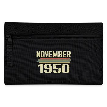 Millésime Novembre 1950 vintage rétro Novembre 1950 - Trousse - noir - Devant