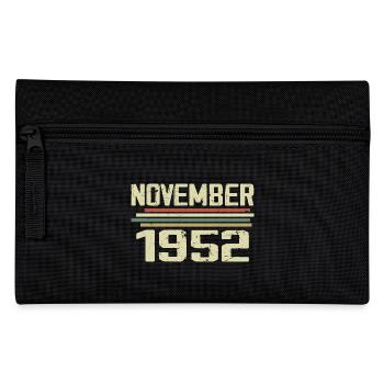Millésime Novembre 1952 Vintage Rétro Novembre 1952 - Trousse - noir - Devant