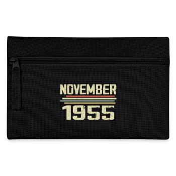 Millésime Novembre 1955 vintage rétro Novembre 1955 - Trousse - noir - Devant