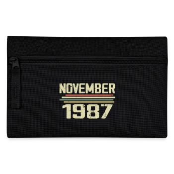 Millésime Novembre 1987 Vintage Rétro Novembre 1987 - Trousse - noir - Devant