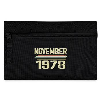 Millésime Novembre 1978 Vintage Rétro Novembre 1978 - Trousse - noir - Devant