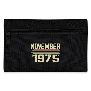 Millésime Novembre 1975 Vintage Rétro Novembre 1975 - Trousse - noir - Devant