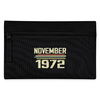Millésime Novembre 1972 Vintage Rétro Novembre 1972 - Trousse - noir - Devant