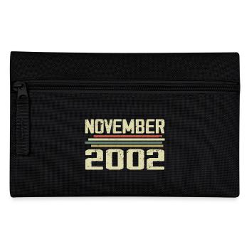 Vintage November 2002 Vintage Retro November 2002 - Pencil Case - black - Front