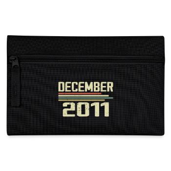 Décembre 2011 Vintage Vintage Rétro Anniversaire - Trousse - noir - Devant