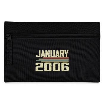 Januar 2006 - Geburtstagsgeschenk Januar 2006 - Federtasche - Schwarz - Vorne