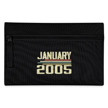 Januar 2005 - Geburtstagsgeschenk Januar 2005 - Federtasche - Schwarz - Vorne