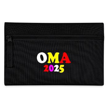 Oma 2025 - Federtasche - Schwarz - Vorne