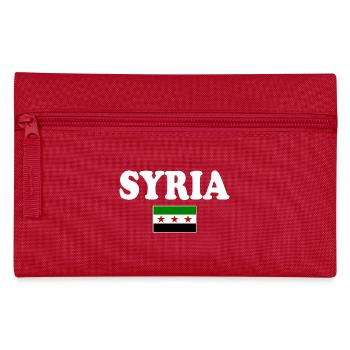 Syria Flag - Pencil Case - red - Front
