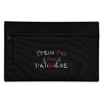 j peux pas je suis pâtissière - Trousse - noir - Devant