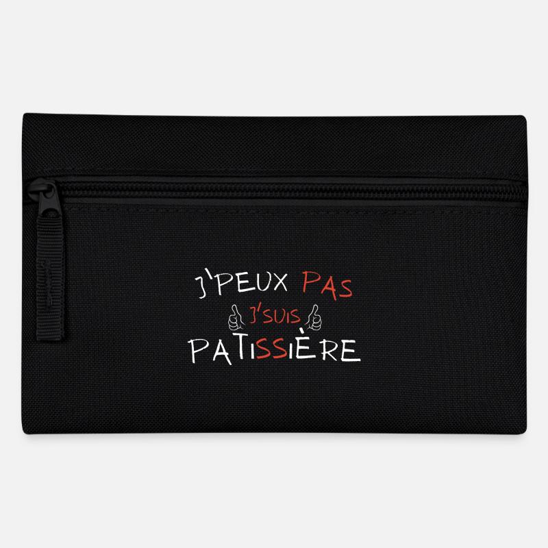 j peux pas je suis pâtissière - Trousse - noir