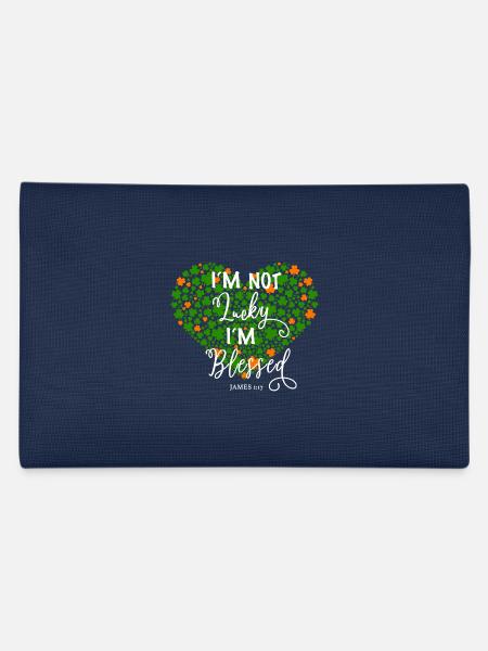 Christian God Faith Religious Gift - Pencil Case - navy - Back