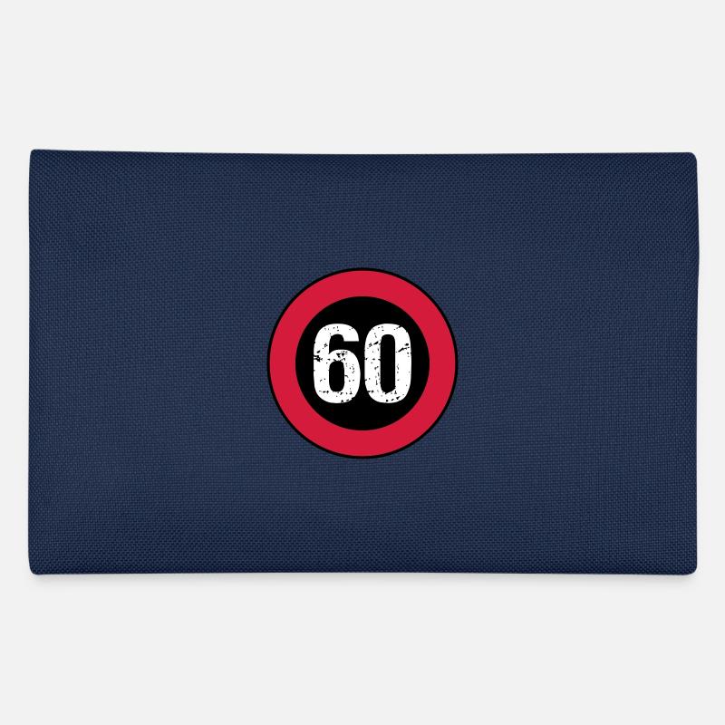 Schild 60 Vintage Geburtstag Federtasche