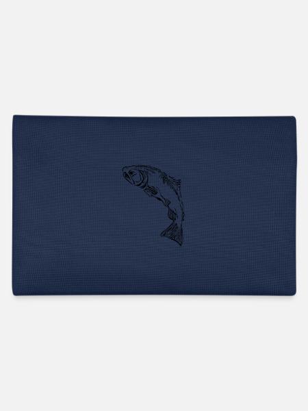 Lachs - Federtasche - Navy - Hinten