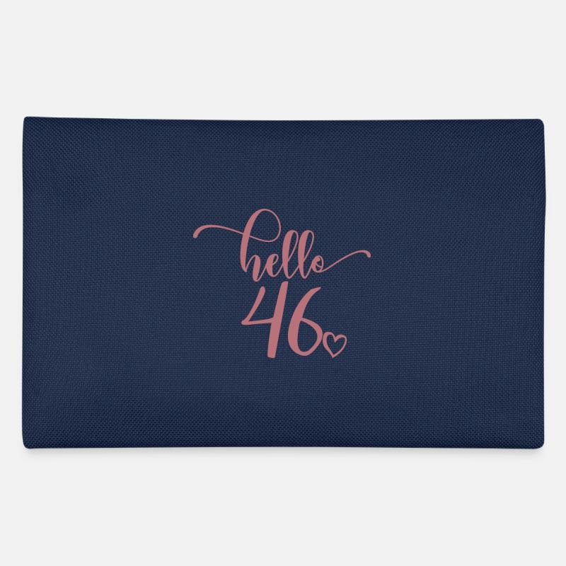 Hello 46 - Mignon cadeau de 46e anniversaire pour femmes Trousse