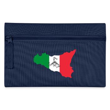 Sicile couleurs emblème sicilien - Trousse - marine - Devant