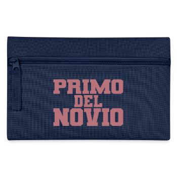 Primo del Novio Groom’s Cousin Men Cadeau de mariage - Trousse - marine - Devant