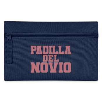 Cadeau de mariage Gang de Padilla del Novio Groom - Trousse - marine - Devant
