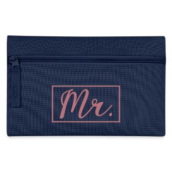 Mr. Matching Couple Engagement Wedding Honeymoon - Pencil Case - navy - Front