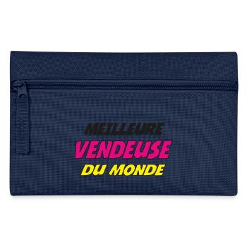 MEILLEURE VENDEUSE DU MONDE - Trousse - marine - Devant