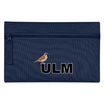 Ulmer Spatz Linsen mit Spätzla Schwäbisch - Federtasche - Navy - Vorne