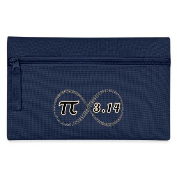 pi - Pencil Case - navy - Front