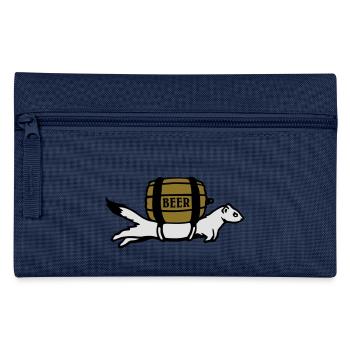 pub_goes_the_weasel_beer_3c - Federtasche - Navy - Vorne