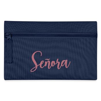 Señora Engagement Bride To Be Wedding Party - Pencil Case - navy - Front