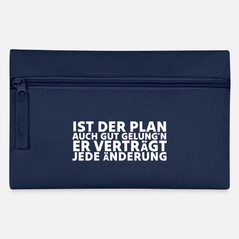 Ist der Plan auch gut gelungen - Federtasche - Navy