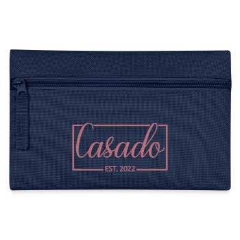 2022 Hochzeit Ehepaar - Federtasche - Navy - Vorne