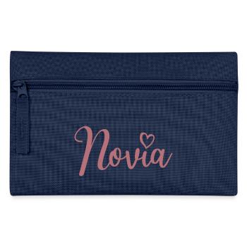 Novia Girlfriend Engagement Bridal Shower Wedding - Pencil Case - navy - Front