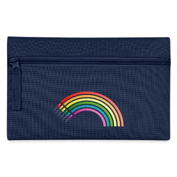 Arc-en-ciel - Trousse - marine - Devant