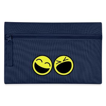 Smileys - Pencil Case - navy - Front