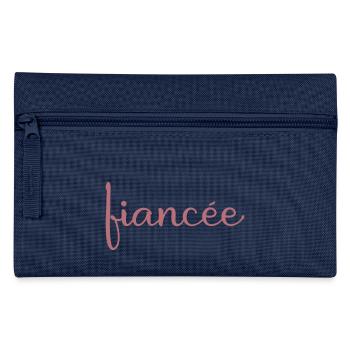 Fiancée Matching Engagement Wedding Honeymoon - Pencil Case - navy - Front