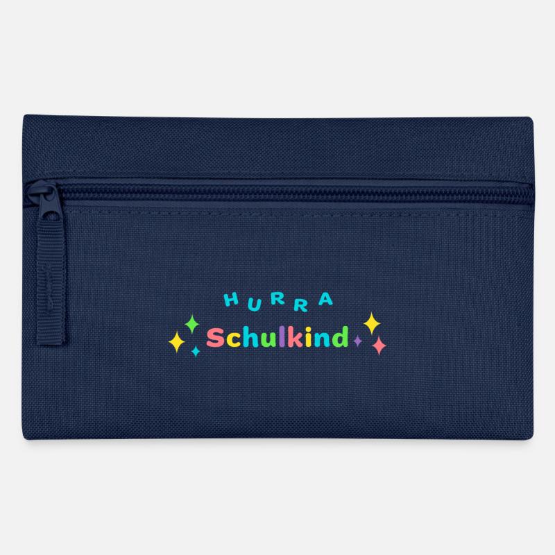 HURRA SCHULKIND - Einschulung Erstklässler - Federtasche - Navy