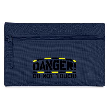 danger_do_not_touch_t2 - Federtasche - Navy - Vorne