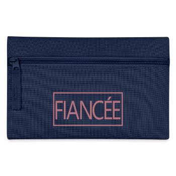 Fiancée Matching Engagement Wedding Honeymoon - Pencil Case - navy - Front