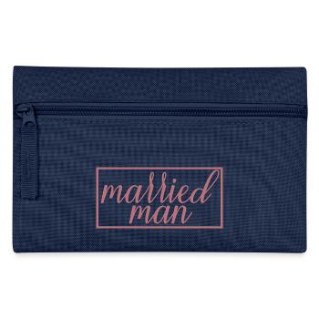 Homme marié Couple Matching Mariage Lune de miel - Trousse - marine - Devant
