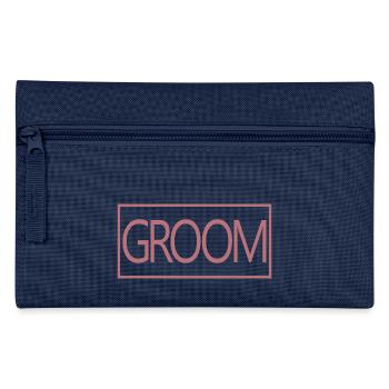 Groom - Husband To Be Wedding Party Engagement - Pencil Case - navy - Front