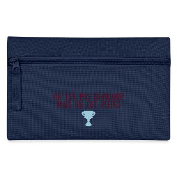 On est pas beaucoup mais on est pleins - Trousse - marine - Devant