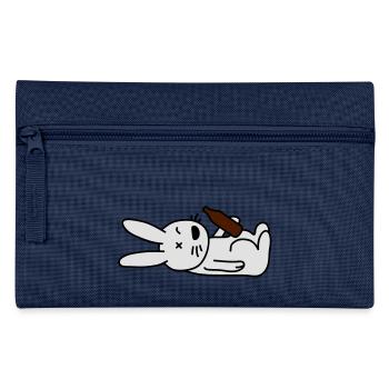 drunken_bunny - Pencil Case - navy - Front