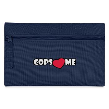 COPS LOVE ME - Federtasche - Navy - Vorne