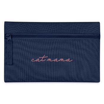Cat Mama - Cute Cat Lover Mom Cat Owner Gift - Pencil Case - navy - Front