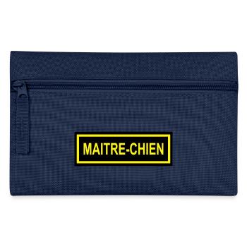 Ecusson Maitre-Chien horiz 2c - Trousse - marine - Devant