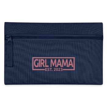 Girl Mama Est. 2023 Baby Shower Révélation de grossesse - Trousse - marine - Devant