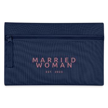 2023 Brautdusche Hochzeitsgeschenk - Federtasche - Navy - Vorne
